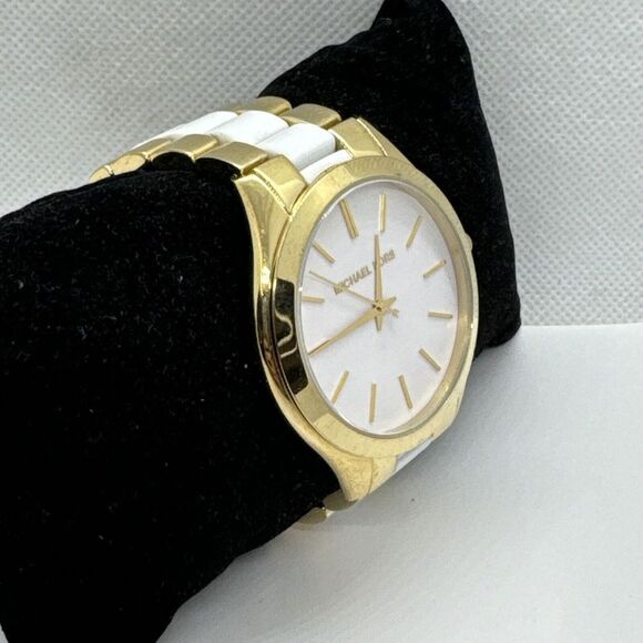 Michael Kors Slim Runway MK4295 Women\'s Two Tone Analog Dial Wrist Watch JNA302 main image 10